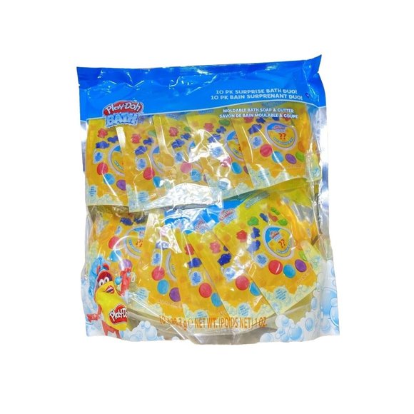 BRAND NEW Play Doh Bath Surprise Duo 10 Pack - Moldable Bath Soap and Cutter - Picture 2 of 6